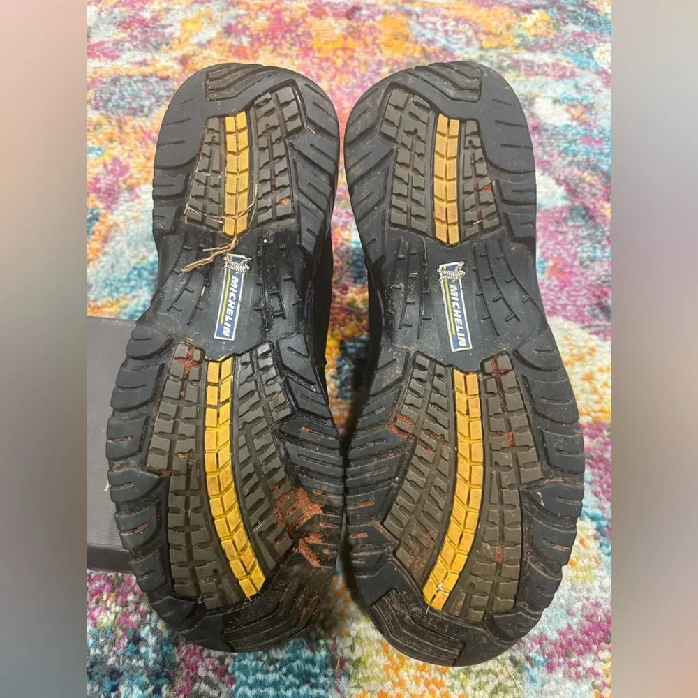 MICHELIN HYDROEDGE STEEL TOE PUNCTURE-RESISTANT WATERPROOF WORK BOOTS SZ 11 - Picture 4 of 5